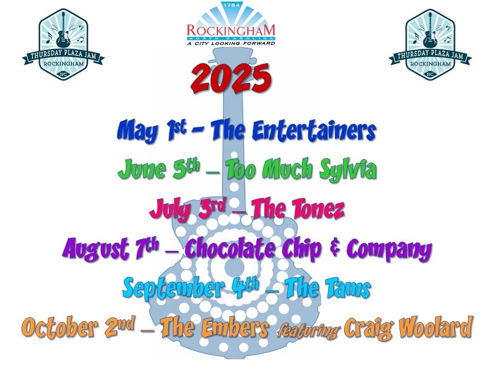 2025 Rockingham Plaza Jam Schedule Release!
